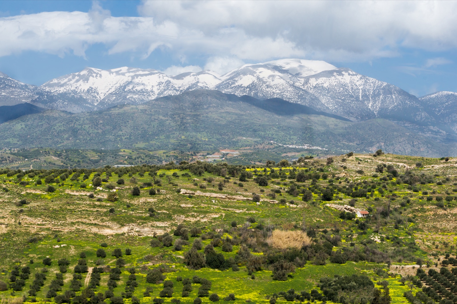 Het bergachtige binnenland van Kreta